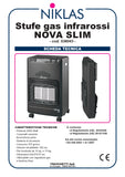 Nova Niklas slim resealable infrared gas stove 4200W