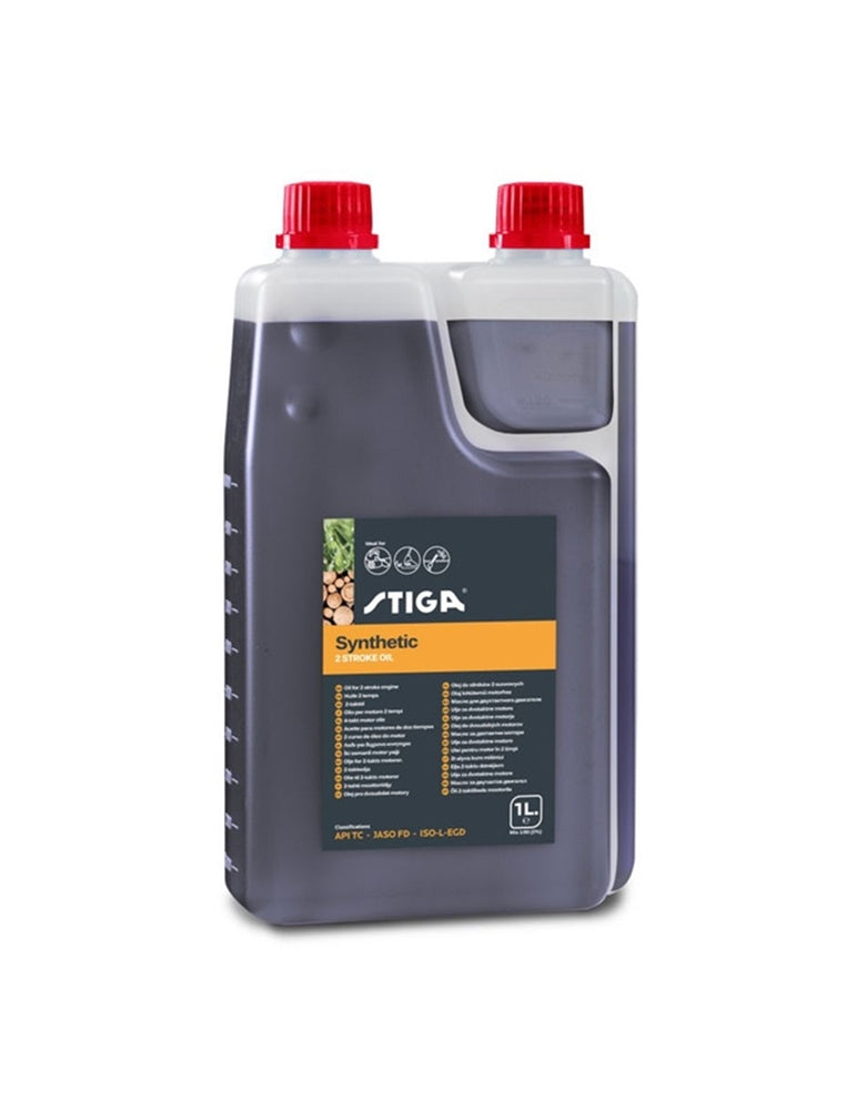Synthetisches Mischöl 1 Liter mit STIGA-Spender