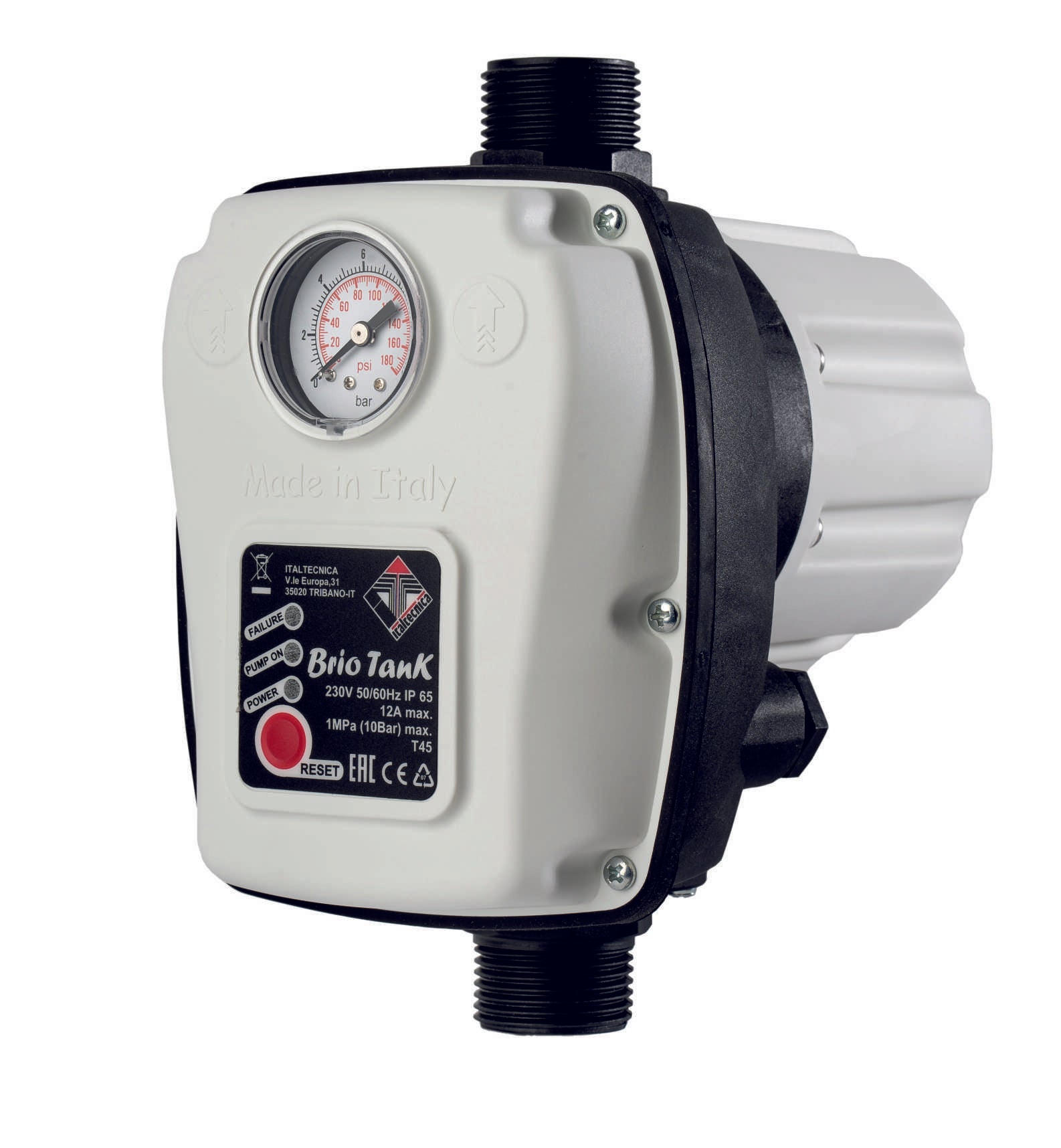 Presscontrol Electronic pressure regulator for ITALTECNICA BRIO TANK electric pumps