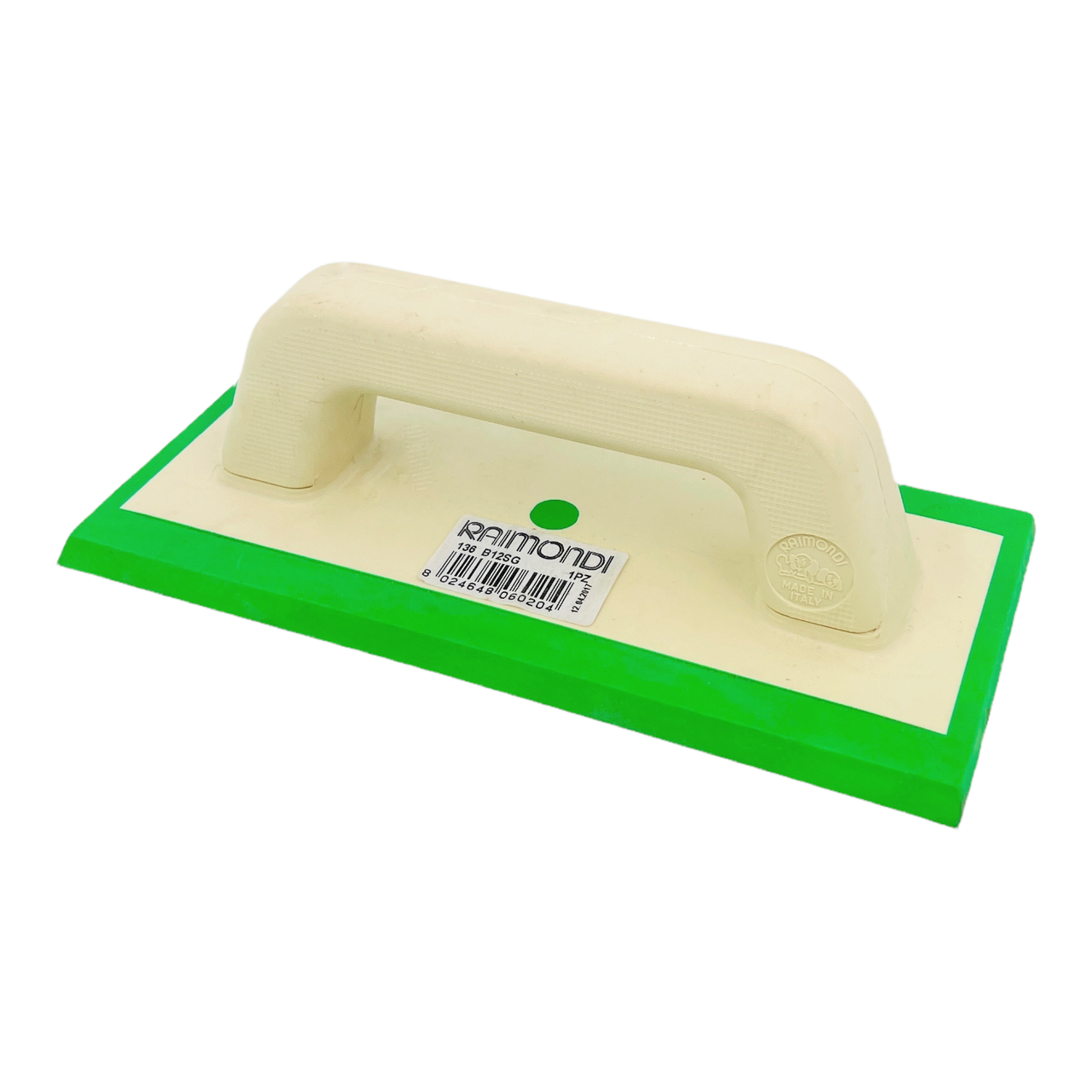 Green double profile rubber grouting trowel Raimondi