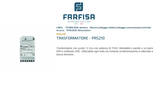 Stromversorgungstransformator - PRS210 FARFISA