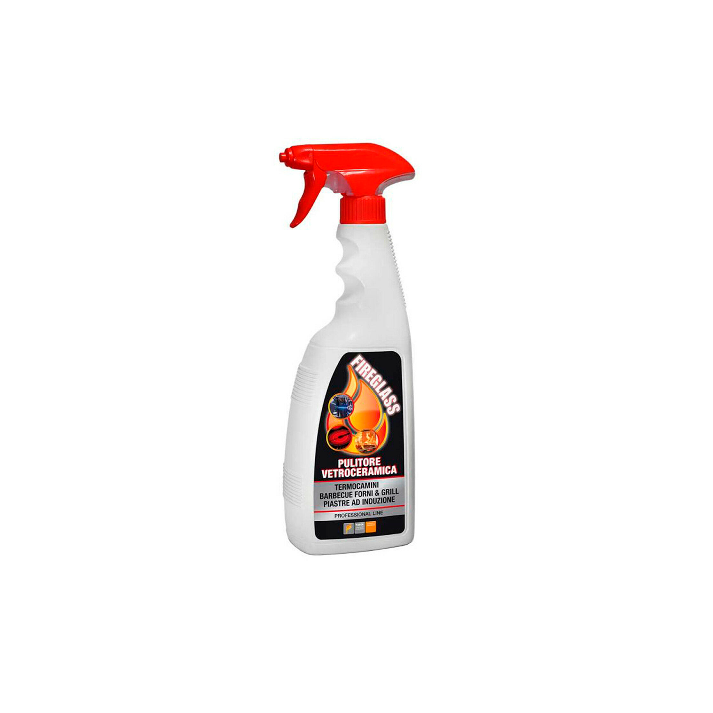 Fireplace and barbecue glass ceramic cleaner 750 ML FIREGLASS FAREN