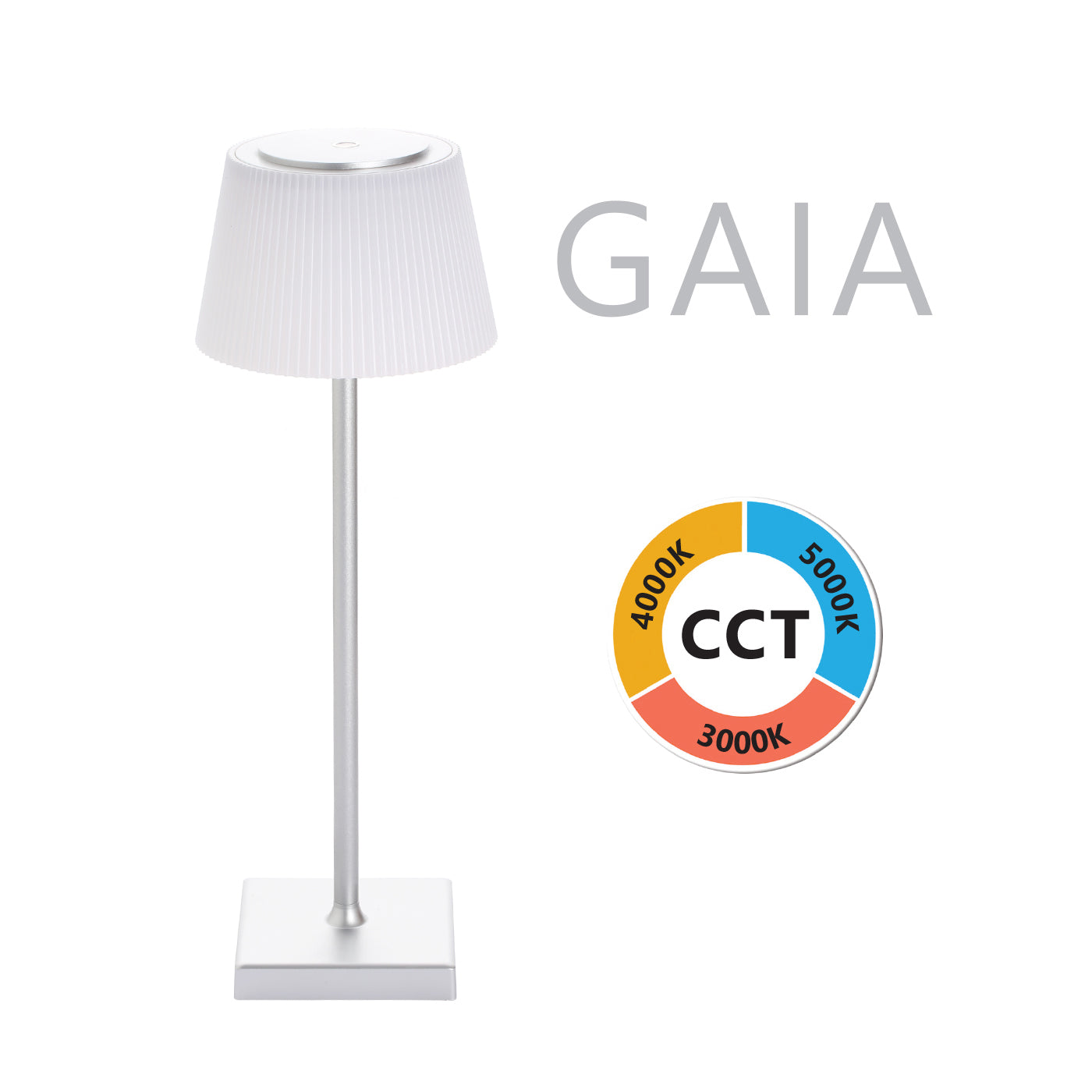 Gaia-Lampada LED da tavolo CCT, dimmerabile