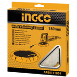 Wool cap for polishing machine diameter 180mm INGCO