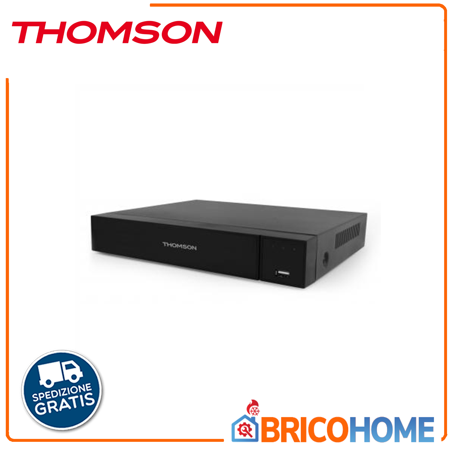 Hybrid DVR 5 megapixel - 16 THOMSON inputs