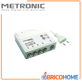 Indoor TV amplifier. 1 input / 4 outputs. - 414114 METRONIC