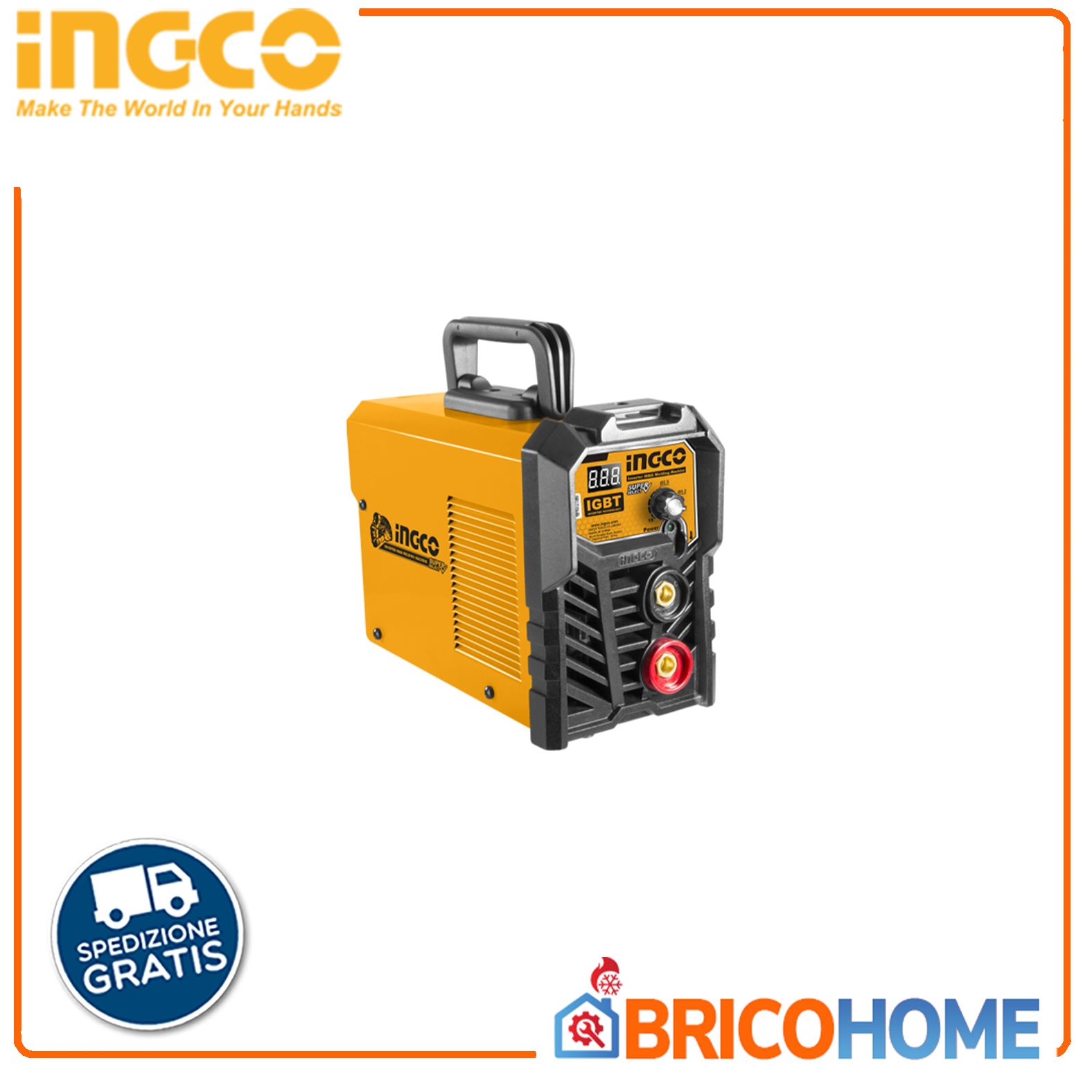 MMA 160A invert welding machine with INGCO accessories