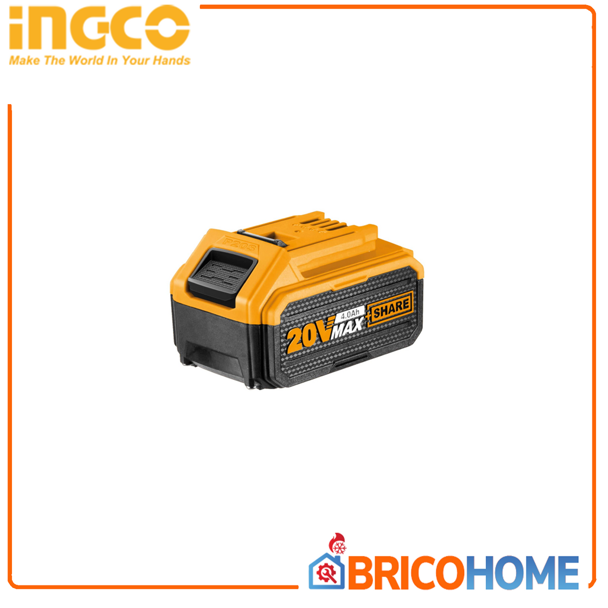 INGCO 20V 4.0Ah Lithium-ion battery