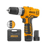 12V cordless percussion drill with 2 INGCO batteries