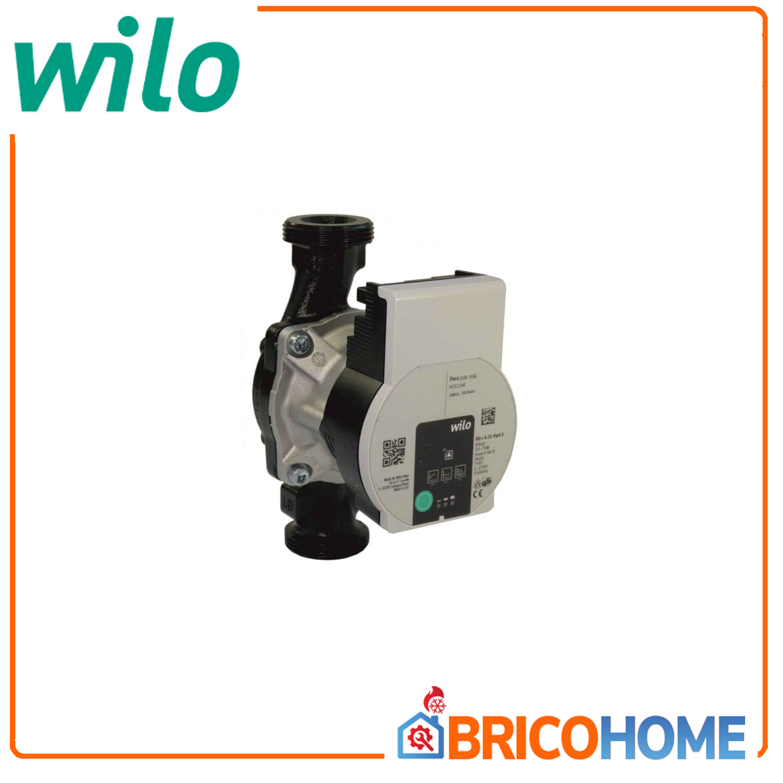 Circolatore inverter WILO Para 25/8 SC int.180mm