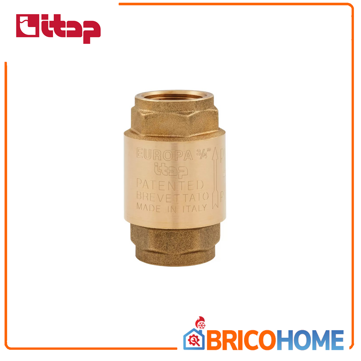 Brass check valve 1" 1/4 (DN 32) EUROPA® ITAP