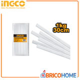 Hot-melt glue stick 11.2mm X 30cm 1KG INGCO pack