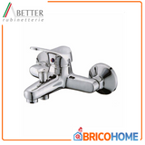 Single lever bath mixer with hand shower and 150 cm flexible hose - Matisse series