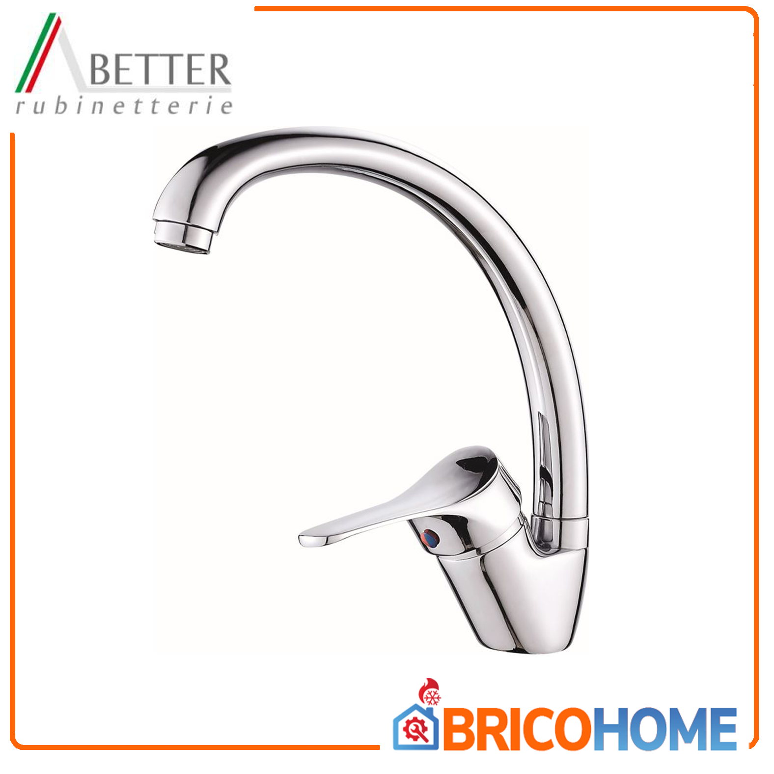Single lever sink mixer with high spout - Matisse series