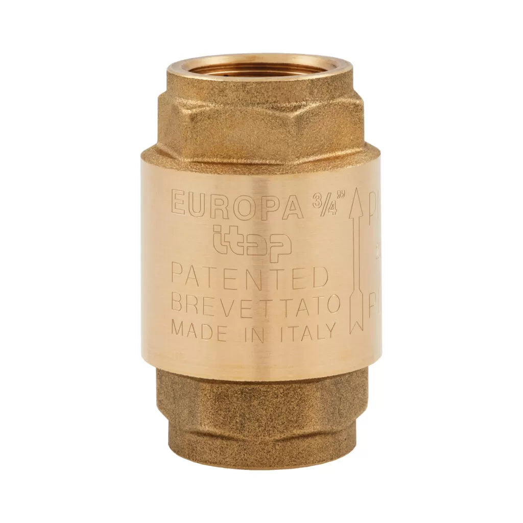 Brass check valve 3/4'' (DN 20) EUROPA® ITAP